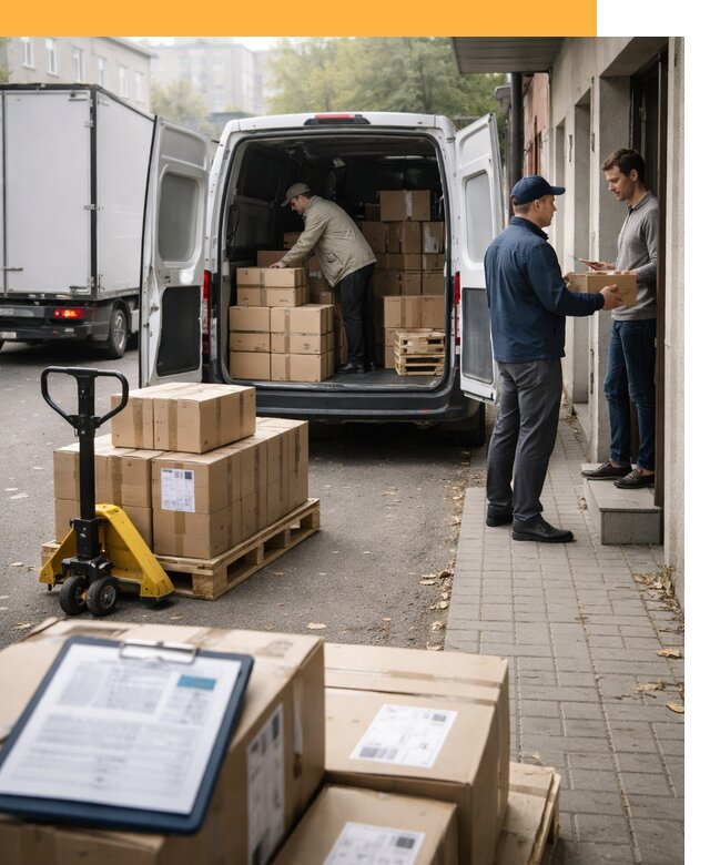 Доставка грузов от двери до двери с таможней от 47075 руб.