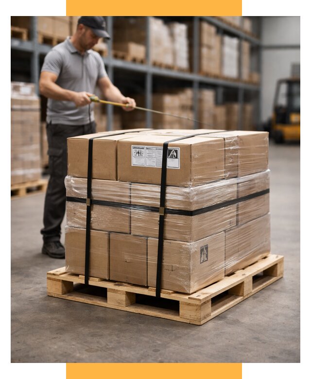 Упаковка и паллетирование грузов от 3661 р. | СетСервис-Птф