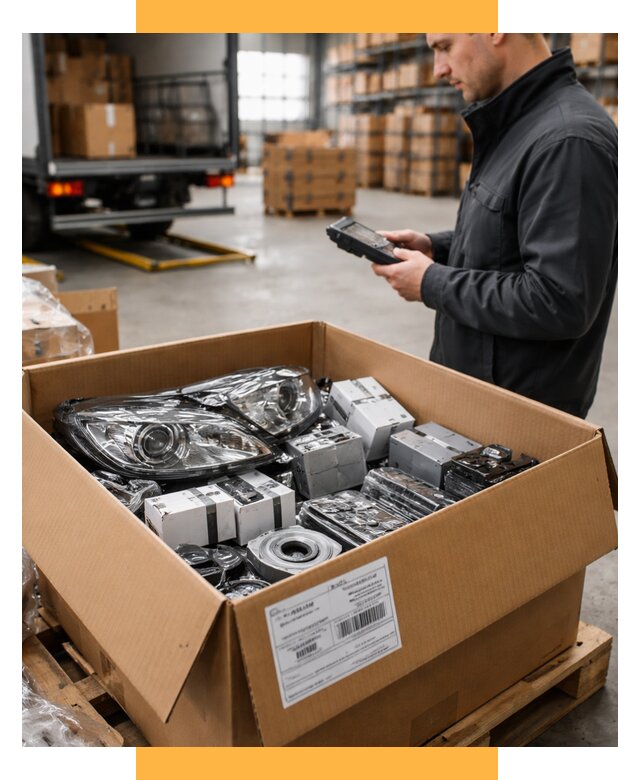 Доставка автозапчастей из Европы под ключ от 13076 р. | СетСервис-Птф