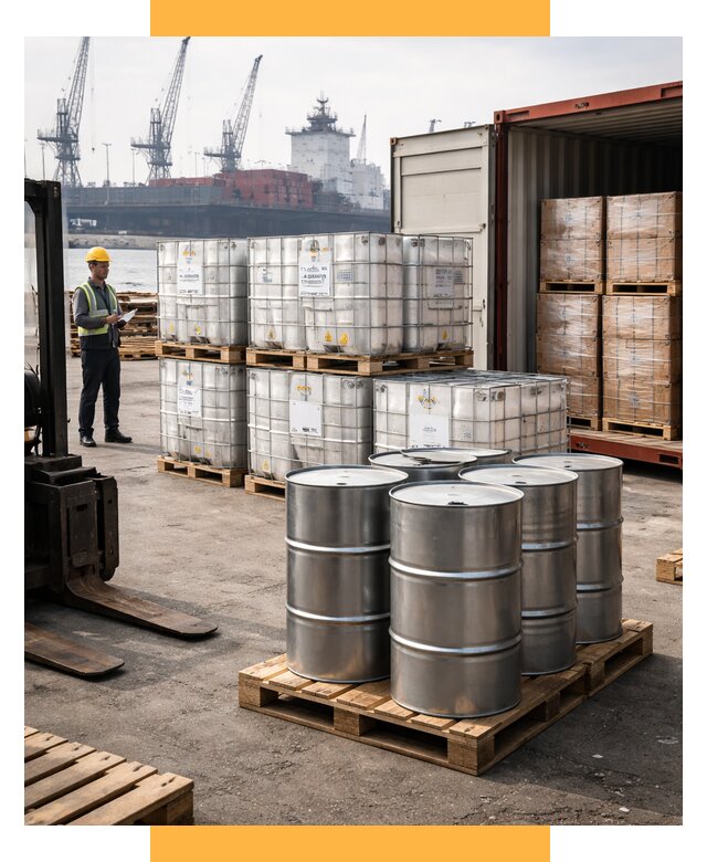 Доставка химического сырья из Индии от 261525 р. | СетСервис-Птф