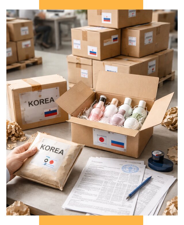 Доставка косметики из Кореи от 8892 р. под ключ | СетСервис-Птф