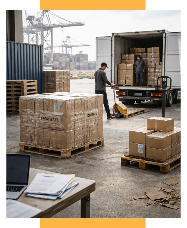 Доставка грузов из Израиля от 15692 р., логистика от СетСервис-Птф