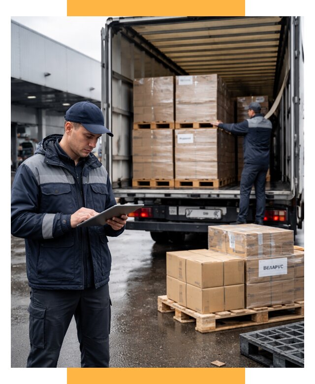 Доставка грузов из Беларуси от 15692 р. логистика СетСервис-Птф