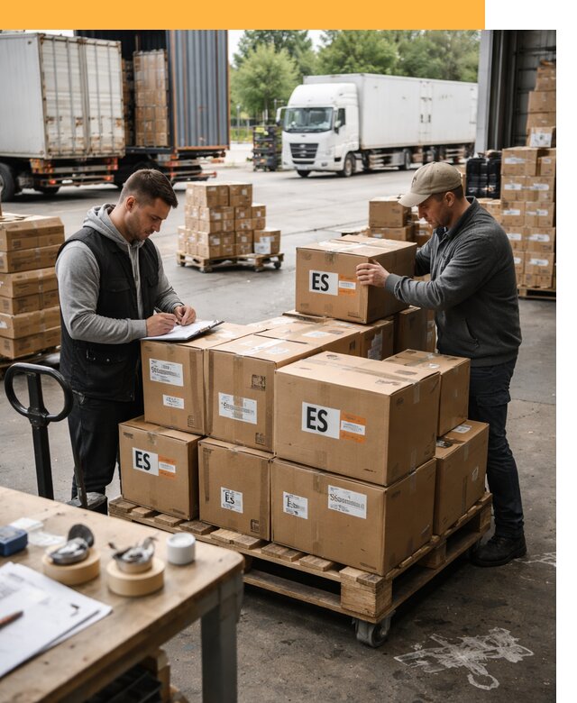 Доставка грузов в Испанию автотранспортом от 36614 руб