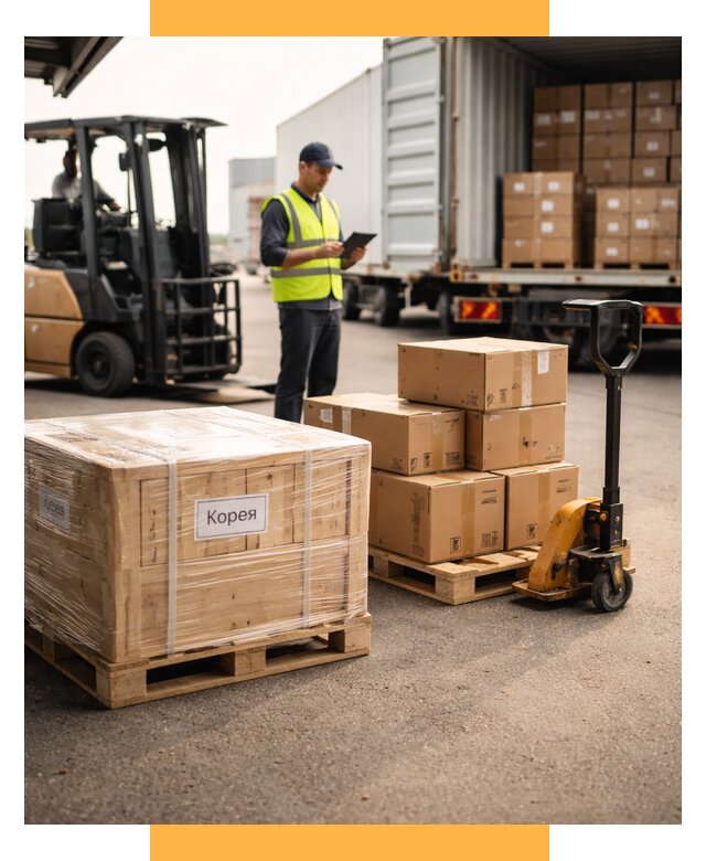 Доставка грузов в Корею из России от 36614 р. | СетСервис-Птф