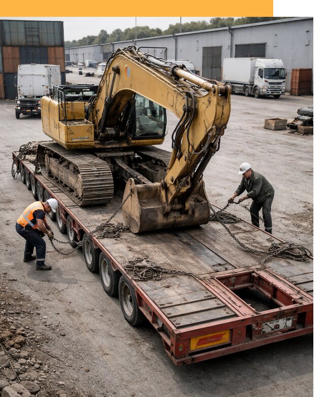 Перевозка спецтехники по России и миру от 47075 руб