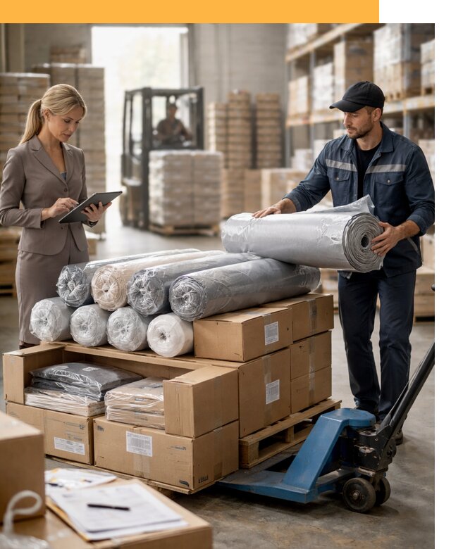 Перевозка текстиля по миру от 15692 руб. с таможней и страхованием