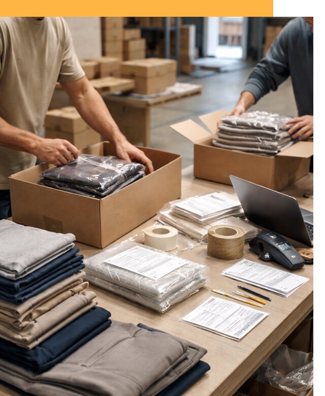 Перевозка одежды по миру от 7846 руб. с таможенным оформлением