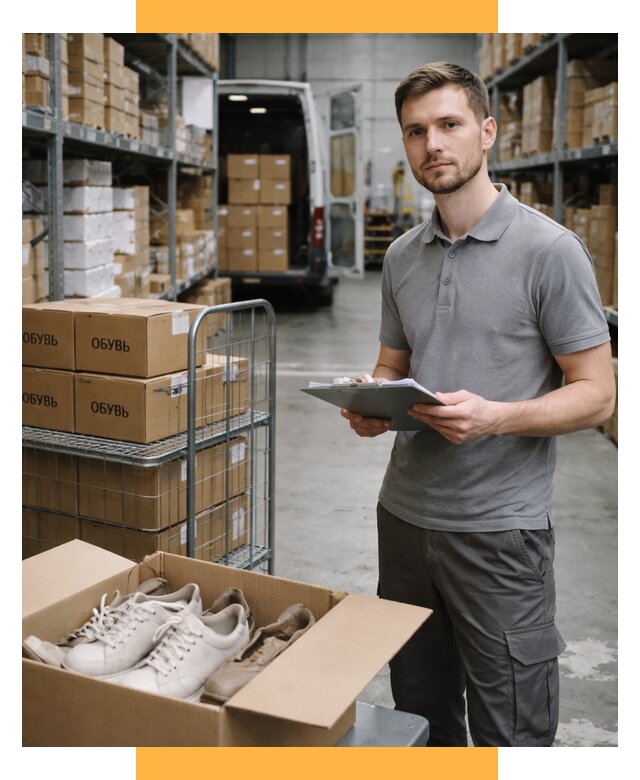 Доставка обуви из Китая и Турции от 4707 р. СетСервис-Птф