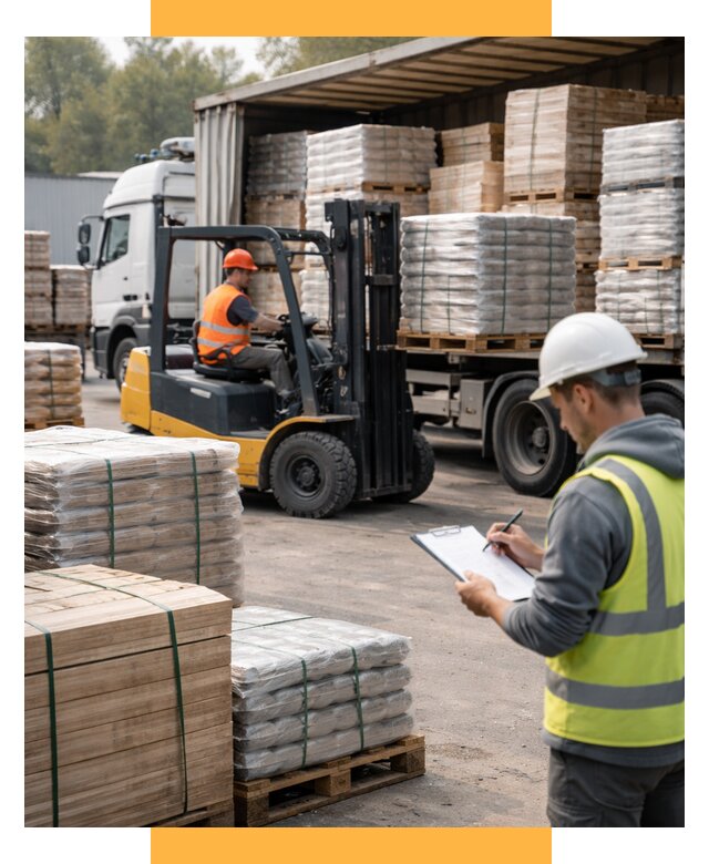 Перевозка строительных материалов от 5754 р. | СетСервис-Птф