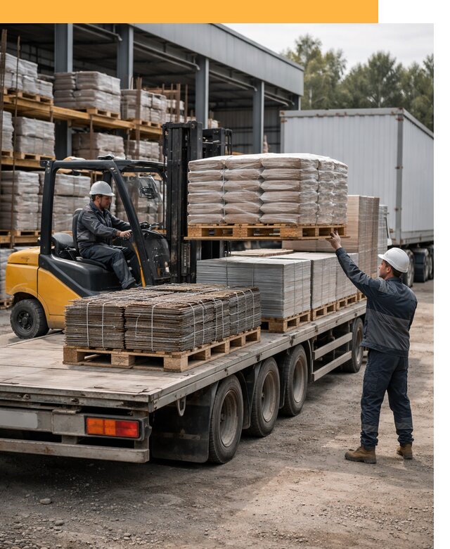 Перевозка строительных материалов по миру от 5754 руб