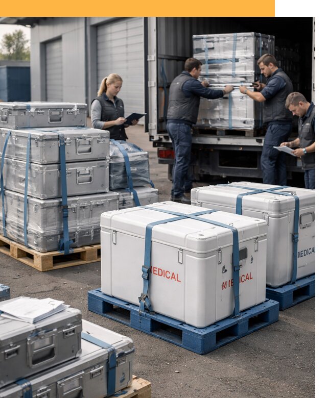 Перевозка медицинского оборудования по всему миру от 15692 руб