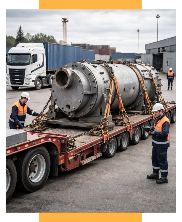 Перевозка тяжеловесных грузов под ключ от 156915 р. | СетСервис-Птф