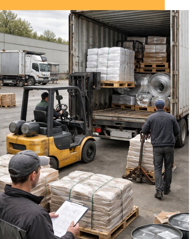 Международная перевозка сырья для производства от 6800 руб