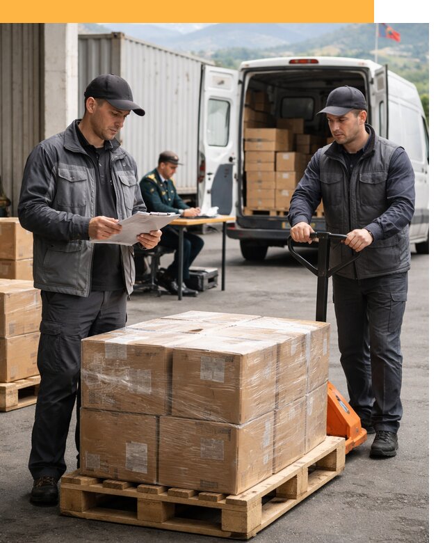 Доставка грузов через Армению, быстрая таможенная очистка от 26153