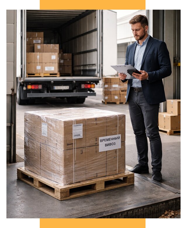 Временный вывоз товаров под ключ от 8369 р. | СетСервис-Птф