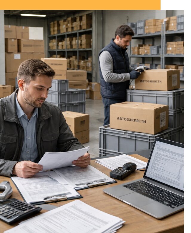 Таможенное оформление автозапчастей по выгодным тарифам от 8892