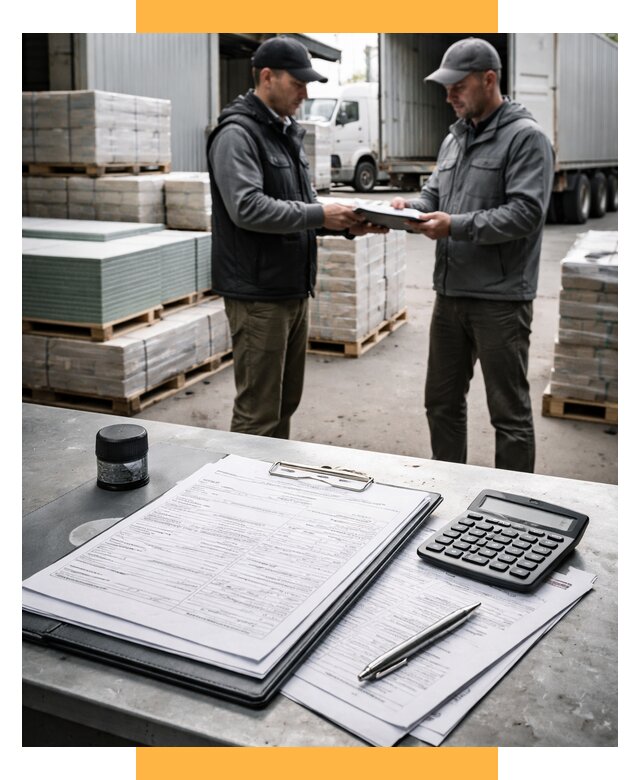 Таможенное оформление стройматериалов от 8892 р. | СетСервис-Птф