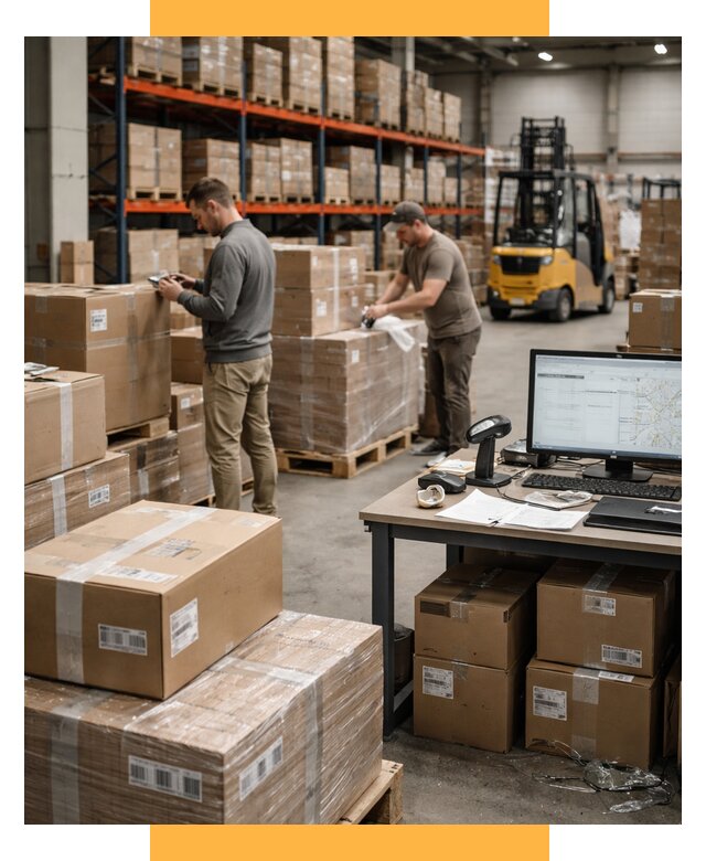 Склад консолидации в Европе от 6800 р., услуги СетСервис-Птф